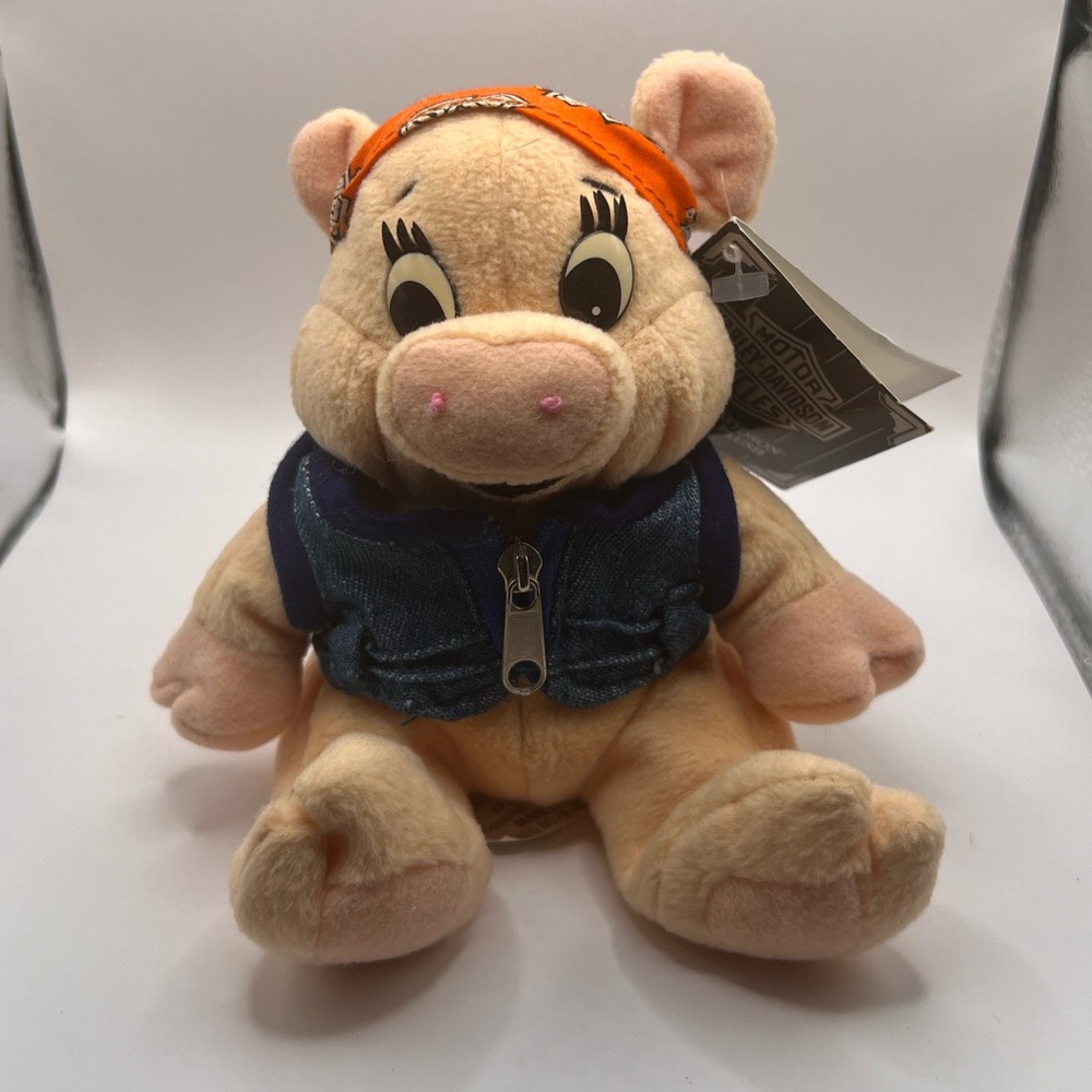 1997 Harley-Davidson Bean Bag Plush Punky the Pig